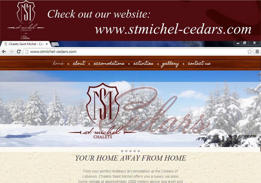 Saint Michel Chalets Al Arz Eksteriør bilde